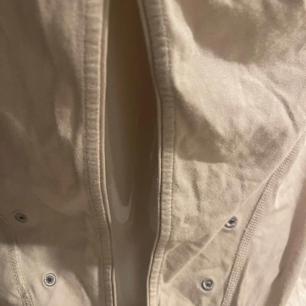 Nike Women's Cream/Blush Tank Top. Size S